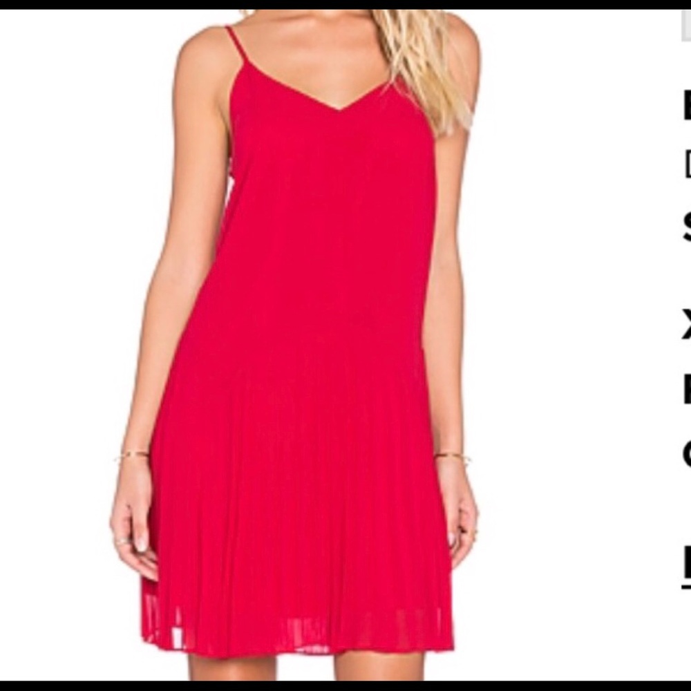 BCBGeneration Red Slip Dress